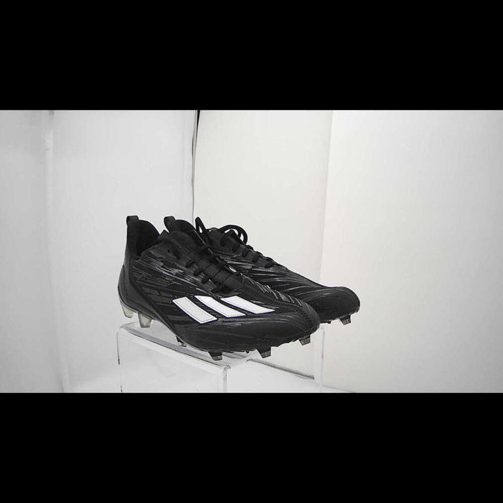 adidas Men's Adizero Football Shoes, Black/White/Black, 14